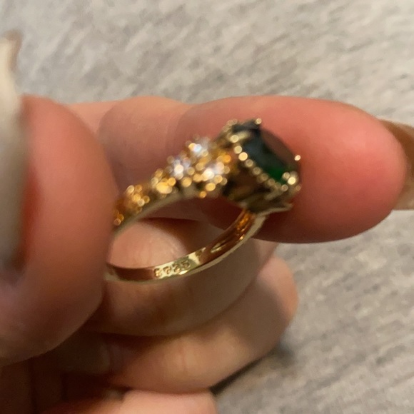 New 925 Sterling silver/18k gold plated rings set - Picture 7 of 7